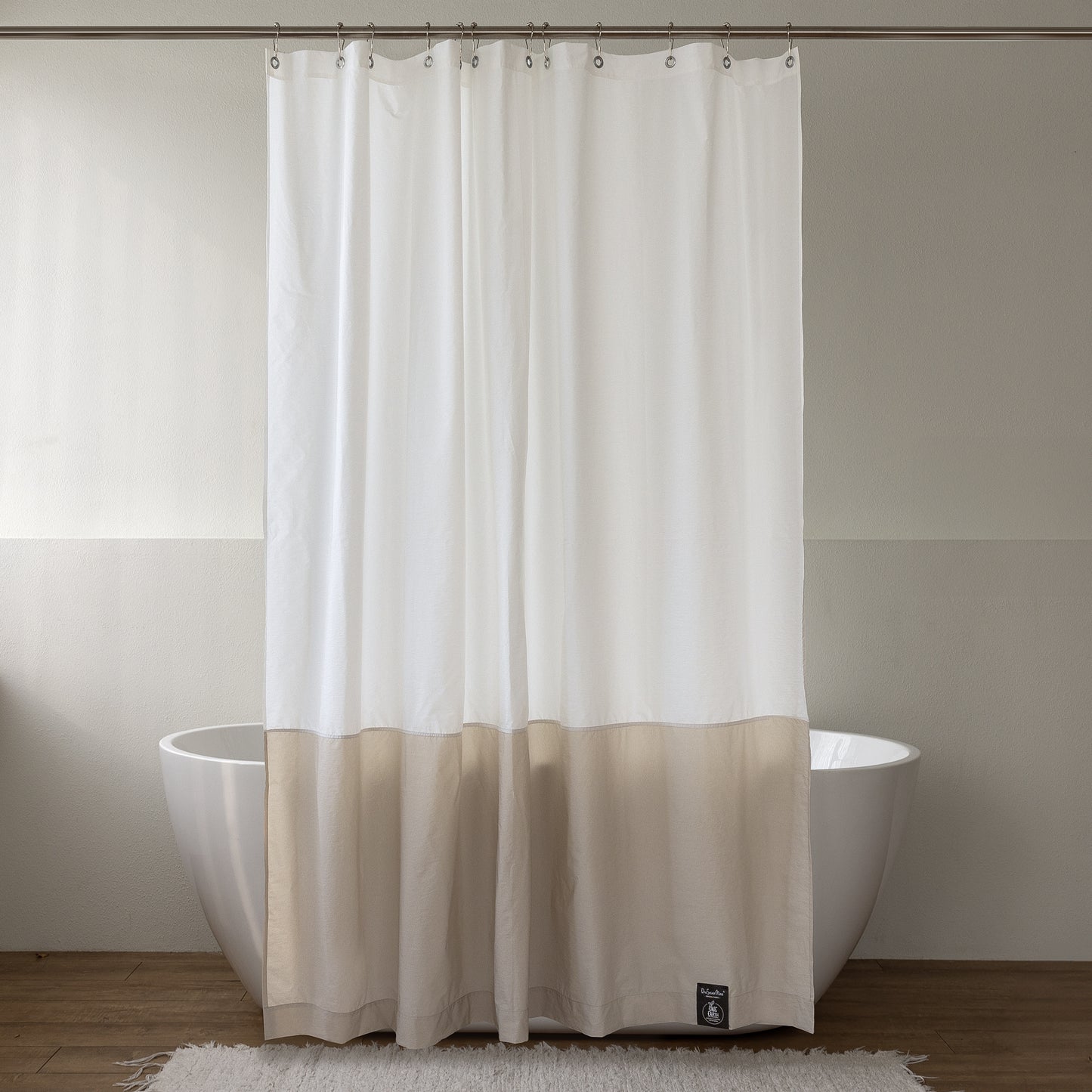 Recyled Fabric Shower Curtain
