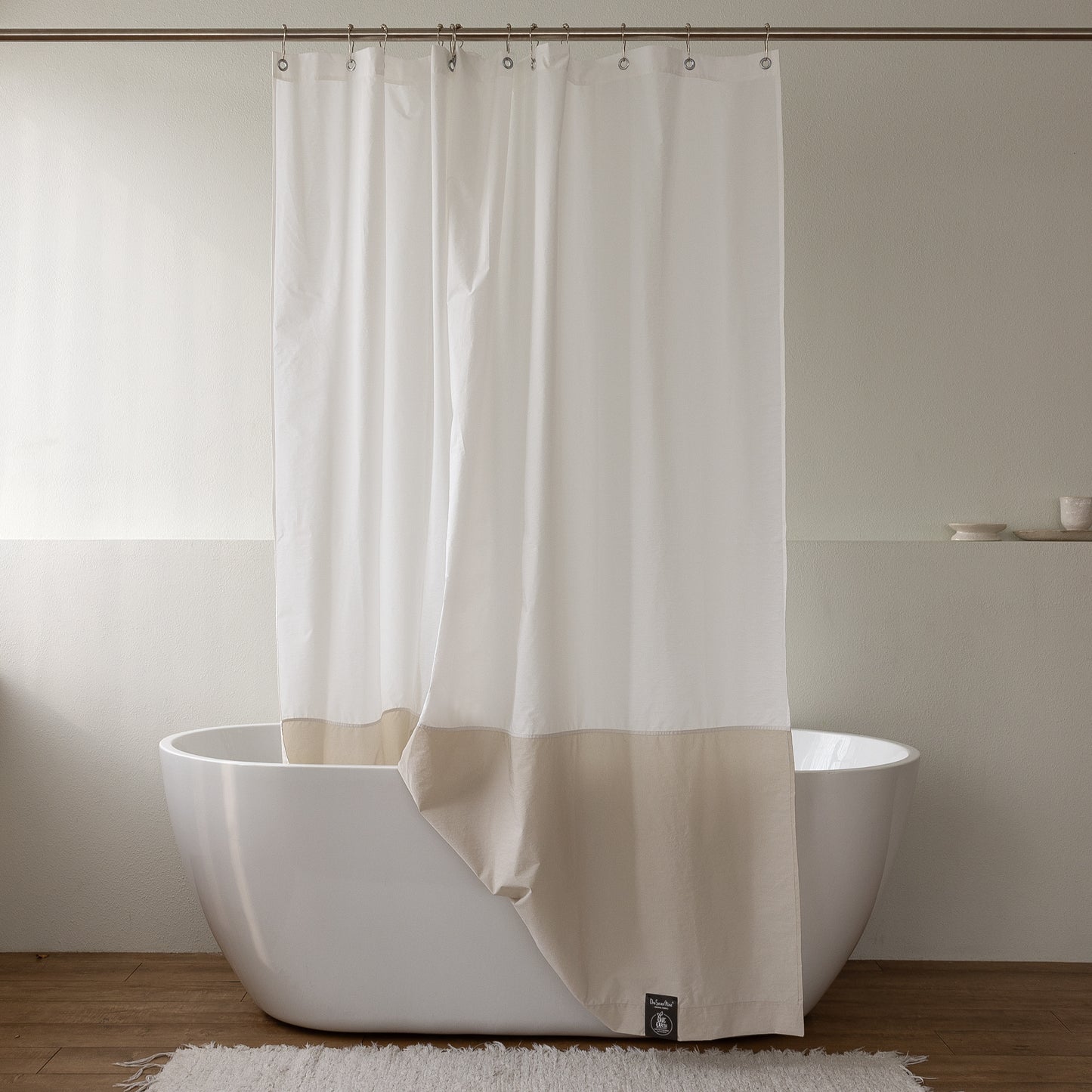 Recyled Fabric Shower Curtain